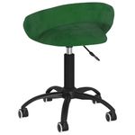 Casa si Gradina - Mobilier - Scaune si fotolii - Scaune - Scaune de bucatarie pivotante, 2 buc., catifea, verde inchis, model 5 - Infinity.ro