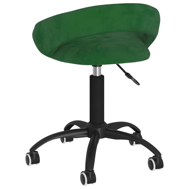 Casa si Gradina - Mobilier - Scaune si fotolii - Scaune - Scaune de bucatarie pivotante, 2 buc., catifea, verde inchis, model 5 - Infinity.ro