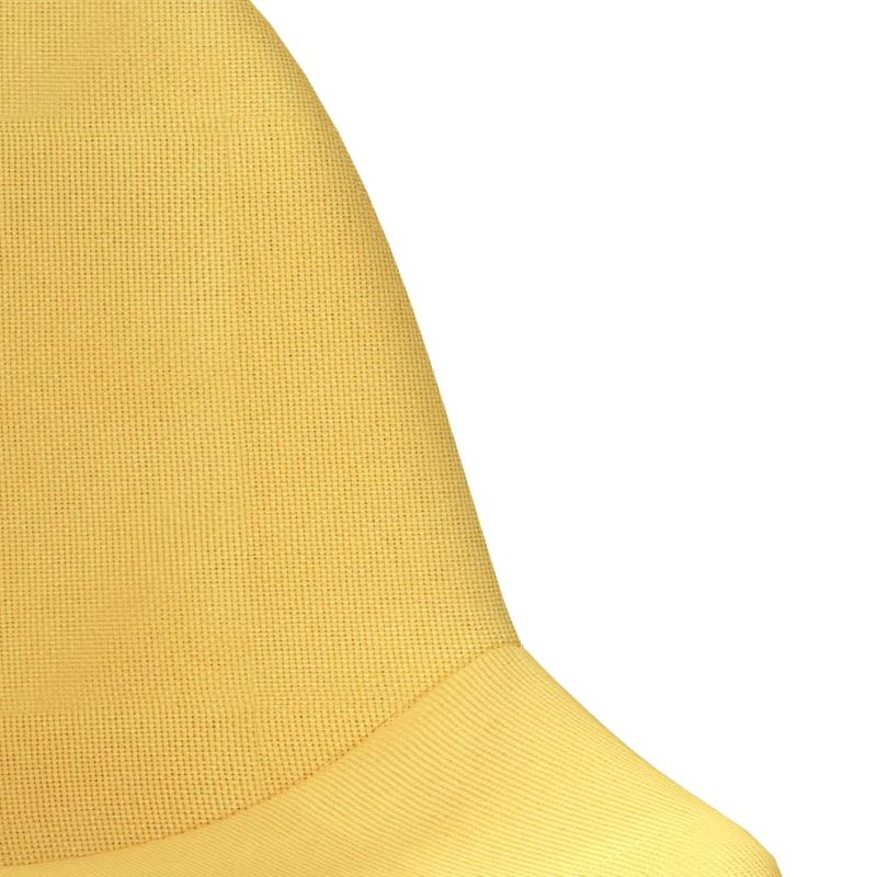 Casa si Gradina - Mobilier - Scaune si fotolii - Scaune - Scaune de bucatarie pivotante, 2 buc., textil, galben mustar, model 2 - Infinity.ro