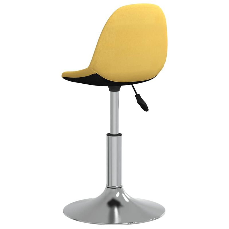 Casa si Gradina - Mobilier - Scaune si fotolii - Scaune - Scaune de bucatarie pivotante, 2 buc., textil, galben mustar, model 2 - Infinity.ro