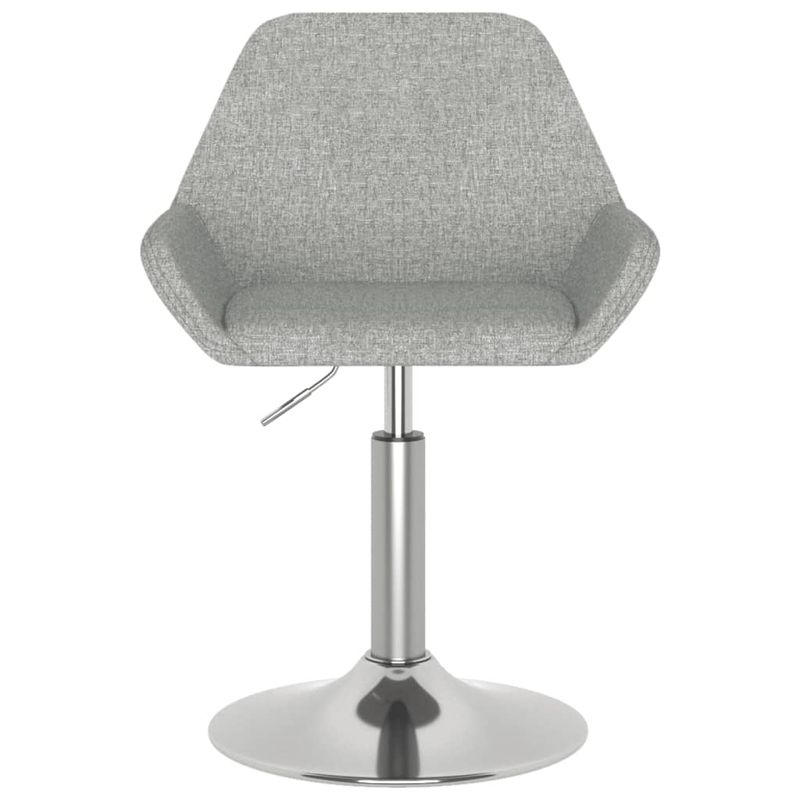 Casa si Gradina - Mobilier - Scaune si fotolii - Scaune - Scaune de bucatarie pivotante, 2 buc., textil, gri deschis, model 28 - Infinity.ro