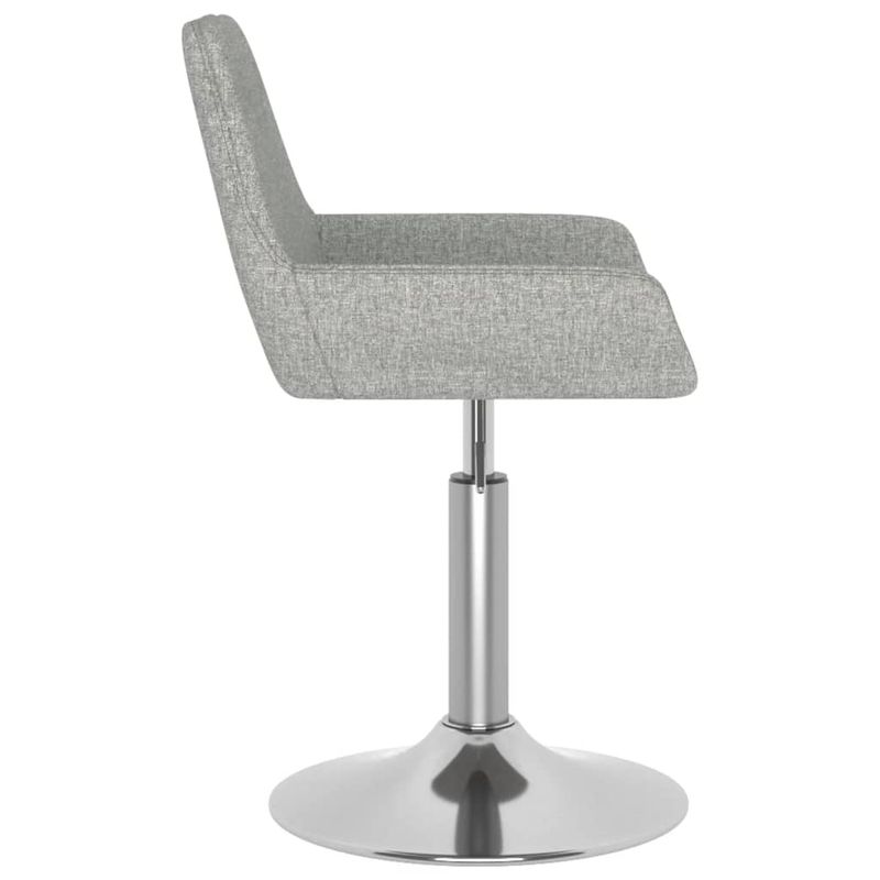 Casa si Gradina - Mobilier - Scaune si fotolii - Scaune - Scaune de bucatarie pivotante, 2 buc., textil, gri deschis, model 28 - Infinity.ro