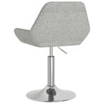 Casa si Gradina - Mobilier - Scaune si fotolii - Scaune - Scaune de bucatarie pivotante, 2 buc., textil, gri deschis, model 28 - Infinity.ro