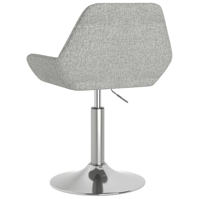 Casa si Gradina - Mobilier - Scaune si fotolii - Scaune - Scaune de bucatarie pivotante, 2 buc., textil, gri deschis, model 28 - Infinity.ro