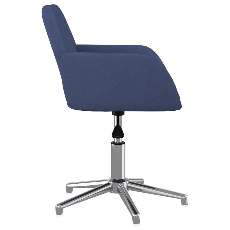 Casa si Gradina - Mobilier - Scaune si fotolii - Scaune - Scaune de bucatarie pivotante, 2 buc., textil, albastru, model 4 - Infinity.ro