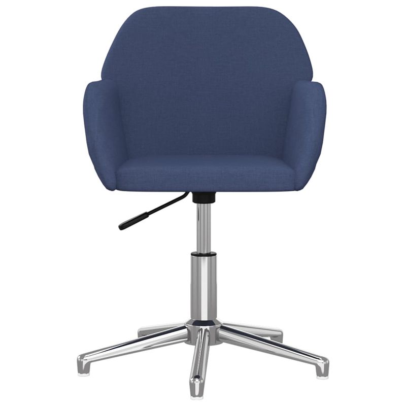 Casa si Gradina - Mobilier - Scaune si fotolii - Scaune - Scaune de bucatarie pivotante, 2 buc., textil, albastru, model 4 - Infinity.ro