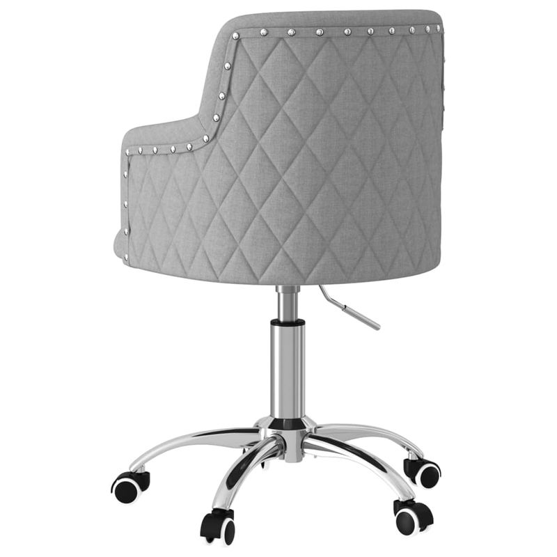 Casa si Gradina - Mobilier - Scaune si fotolii - Scaune - Scaune de bucatarie pivotante, 2 buc., textil, gri deschis, model 30 - Infinity.ro