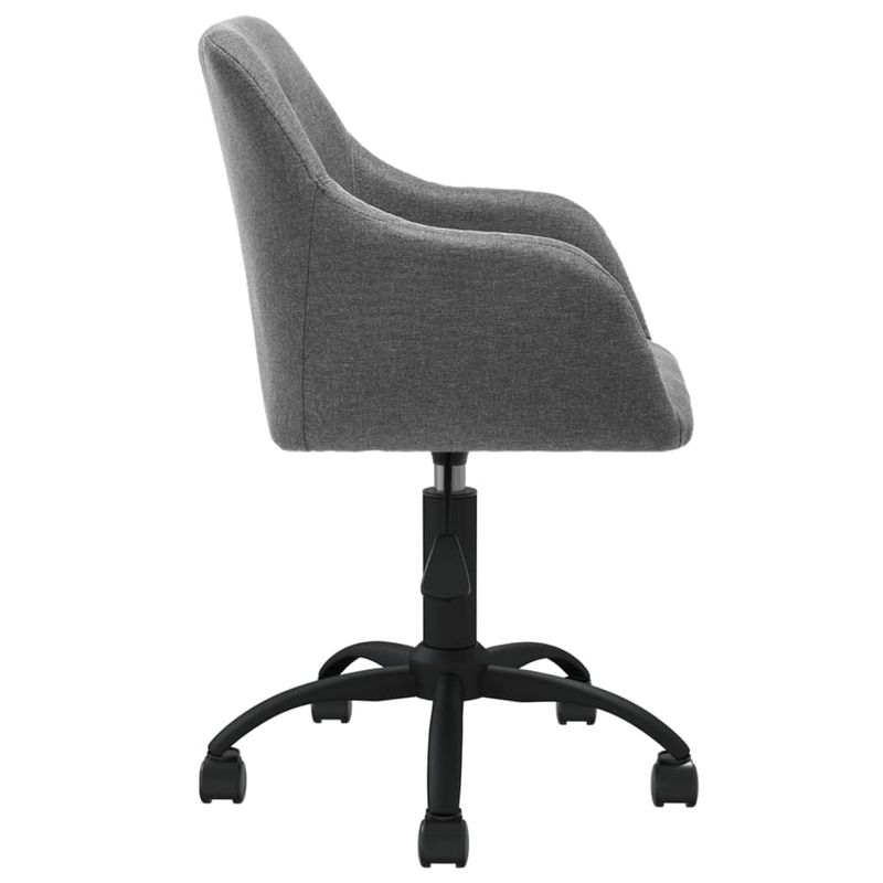 Casa si Gradina - Mobilier - Scaune si fotolii - Scaune - Scaune de bucatarie pivotante, 2 buc., textil, gri deschis, model 2 - Infinity.ro