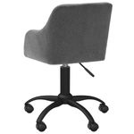 Casa si Gradina - Mobilier - Scaune si fotolii - Scaune - Scaune de bucatarie pivotante, 2 buc., textil, gri deschis, model 2 - Infinity.ro