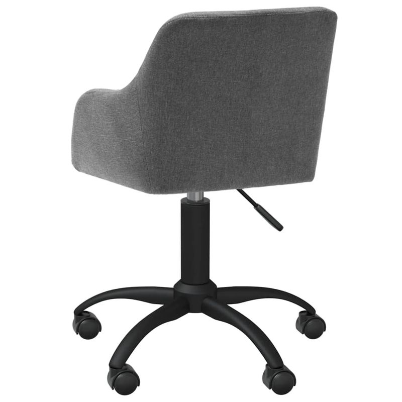 Casa si Gradina - Mobilier - Scaune si fotolii - Scaune - Scaune de bucatarie pivotante, 2 buc., textil, gri deschis, model 2 - Infinity.ro