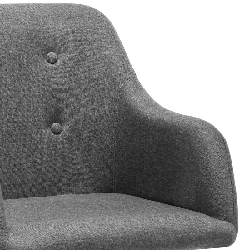 Casa si Gradina - Mobilier - Scaune si fotolii - Scaune - Scaune de bucatarie pivotante, 2 buc., textil, gri deschis, model 2 - Infinity.ro