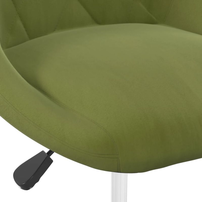 Casa si Gradina - Mobilier - Scaune si fotolii - Scaune - Scaune de bucatarie pivotante, 2 buc., catifea, verde deschis, model 72 - Infinity.ro