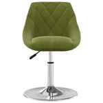 Casa si Gradina - Mobilier - Scaune si fotolii - Scaune - Scaune de bucatarie pivotante, 2 buc., catifea, verde deschis, model 72 - Infinity.ro