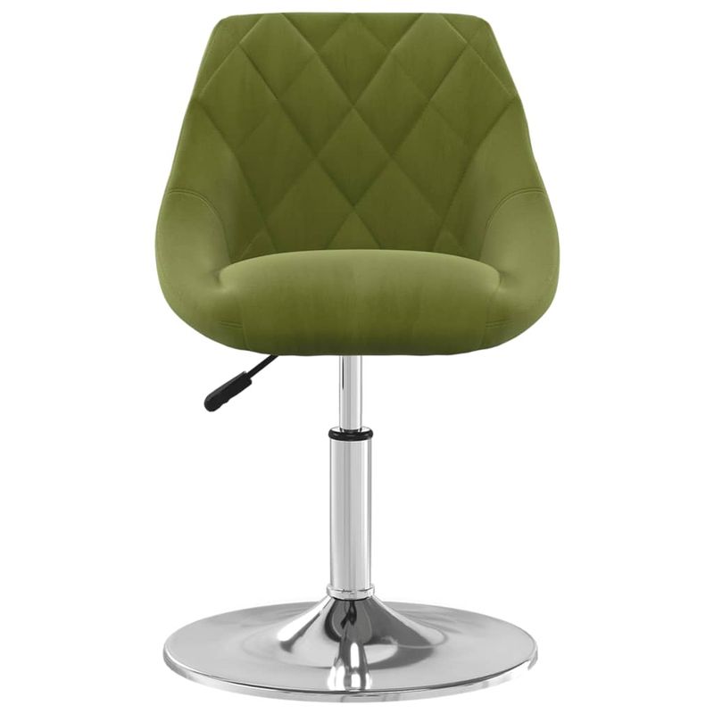 Casa si Gradina - Mobilier - Scaune si fotolii - Scaune - Scaune de bucatarie pivotante, 2 buc., catifea, verde deschis, model 72 - Infinity.ro