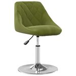 Casa si Gradina - Mobilier - Scaune si fotolii - Scaune - Scaune de bucatarie pivotante, 2 buc., catifea, verde deschis, model 72 - Infinity.ro
