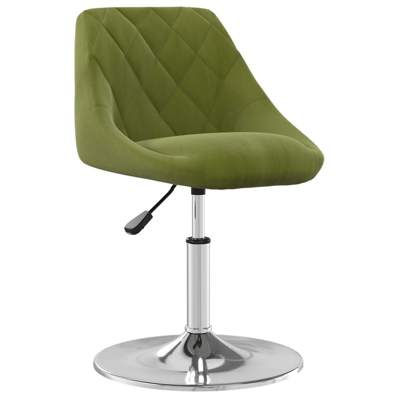 Casa si Gradina - Mobilier - Scaune si fotolii - Scaune - Scaune de bucatarie pivotante, 2 buc., catifea, verde deschis, model 72 - Infinity.ro
