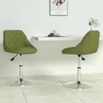Casa si Gradina - Mobilier - Scaune si fotolii - Scaune - Scaune de bucatarie pivotante, 2 buc., catifea, verde deschis, model 72 - Infinity.ro