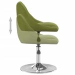 Casa si Gradina - Mobilier - Scaune si fotolii - Scaune - Scaune de bucatarie pivotante, 2 buc., catifea, verde deschis, model 72 - Infinity.ro