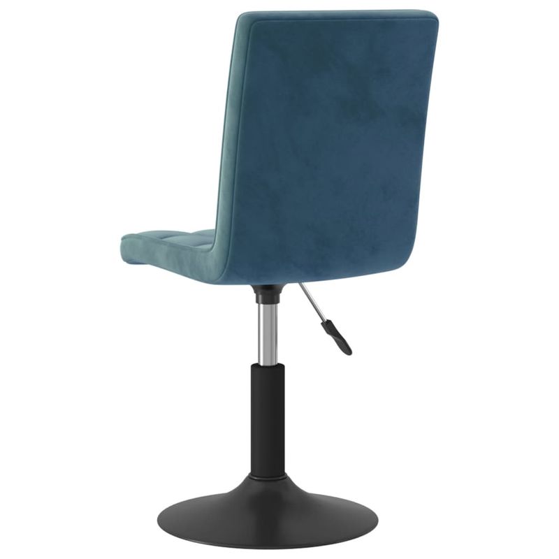 Casa si Gradina - Mobilier - Scaune si fotolii - Scaune - Scaune de bucatarie pivotante, 4 buc., catifea, albastru, model 5 - Infinity.ro