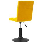 Casa si Gradina - Mobilier - Scaune si fotolii - Scaune - Scaune de bucatarie pivotante, 4 buc., catifea, galben mustar, model 16 - Infinity.ro