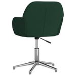 Casa si Gradina - Mobilier - Scaune si fotolii - Scaune - Scaune de bucatarie pivotante, 2 buc., textil, verde inchis, model 3 - Infinity.ro