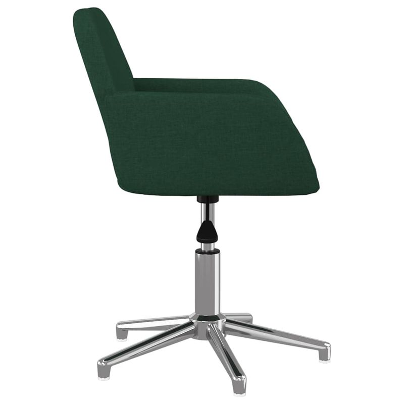 Casa si Gradina - Mobilier - Scaune si fotolii - Scaune - Scaune de bucatarie pivotante, 2 buc., textil, verde inchis, model 3 - Infinity.ro