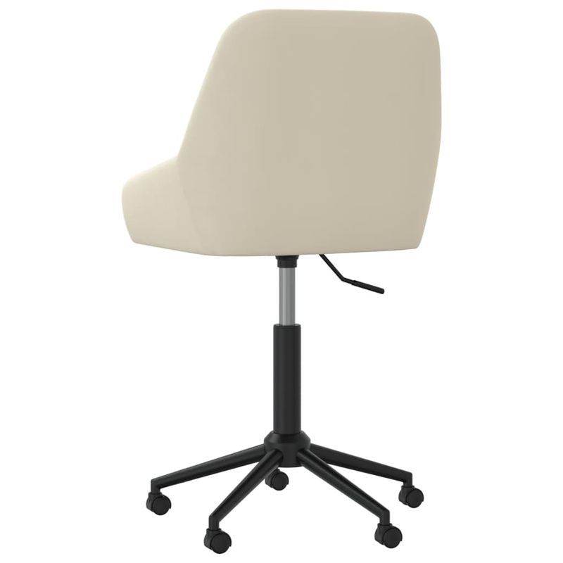 Casa si Gradina - Mobilier - Scaune si fotolii - Scaune - Scaune de bucatarie pivotante, 4 buc., catifea, crem, model 2 - Infinity.ro