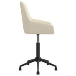 Casa si Gradina - Mobilier - Scaune si fotolii - Scaune - Scaune de bucatarie pivotante, 4 buc., catifea, crem, model 2 - Infinity.ro