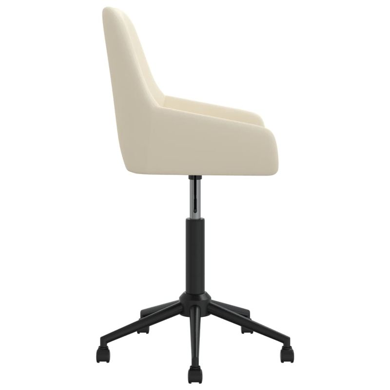 Casa si Gradina - Mobilier - Scaune si fotolii - Scaune - Scaune de bucatarie pivotante, 4 buc., catifea, crem, model 2 - Infinity.ro