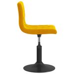 Casa si Gradina - Mobilier - Scaune si fotolii - Scaune - Scaune de bucatarie pivotante, 4 buc., catifea, galben mustar, model 26 - Infinity.ro