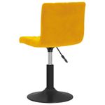 Casa si Gradina - Mobilier - Scaune si fotolii - Scaune - Scaune de bucatarie pivotante, 4 buc., catifea, galben mustar, model 26 - Infinity.ro