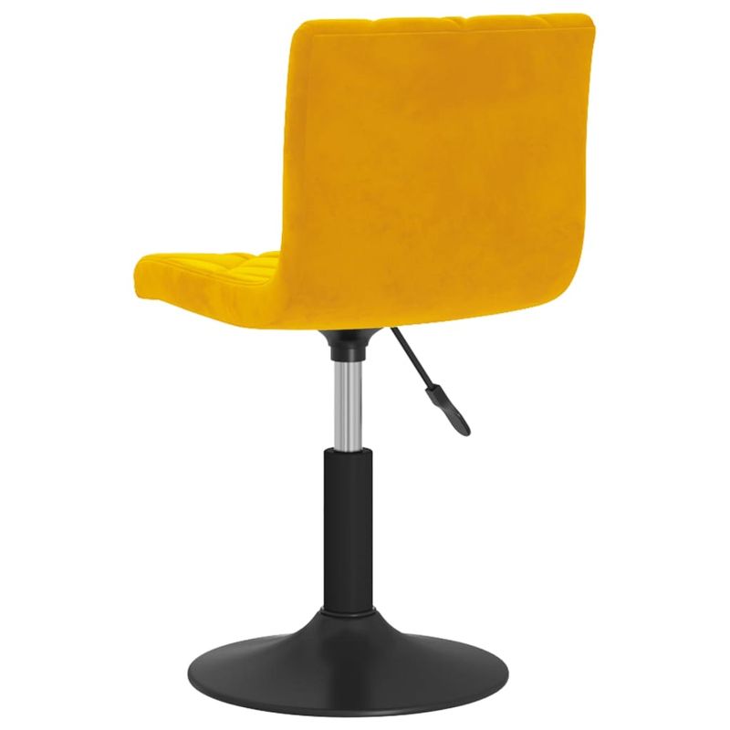 Casa si Gradina - Mobilier - Scaune si fotolii - Scaune - Scaune de bucatarie pivotante, 4 buc., catifea, galben mustar, model 26 - Infinity.ro