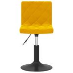 Casa si Gradina - Mobilier - Scaune si fotolii - Scaune - Scaune de bucatarie pivotante, 4 buc., catifea, galben mustar, model 26 - Infinity.ro