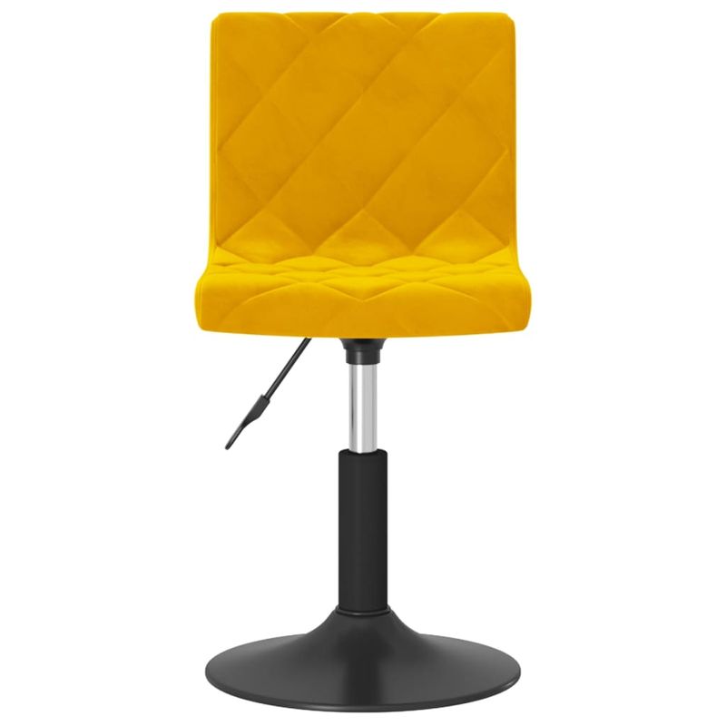Casa si Gradina - Mobilier - Scaune si fotolii - Scaune - Scaune de bucatarie pivotante, 4 buc., catifea, galben mustar, model 26 - Infinity.ro