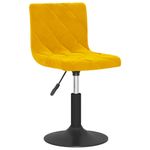 Casa si Gradina - Mobilier - Scaune si fotolii - Scaune - Scaune de bucatarie pivotante, 4 buc., catifea, galben mustar, model 26 - Infinity.ro