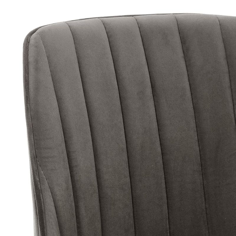 Casa si Gradina - Mobilier - Scaune si fotolii - Scaune - Scaune de bucatarie pivotante, 4 buc., catifea, gri inchis, model 28 - Infinity.ro