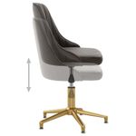 Casa si Gradina - Mobilier - Scaune si fotolii - Scaune - Scaune de bucatarie pivotante, 4 buc., catifea, gri inchis, model 28 - Infinity.ro