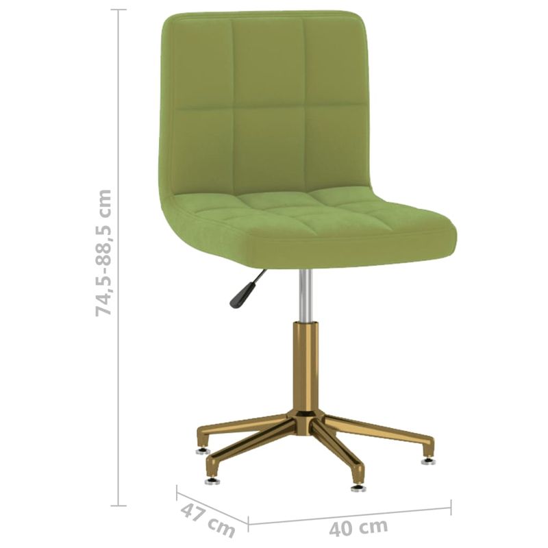 Casa si Gradina - Mobilier - Scaune si fotolii - Scaune - Scaune de bucatarie pivotante, 4 buc., catifea, verde deschis, model 13 - Infinity.ro