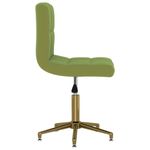 Casa si Gradina - Mobilier - Scaune si fotolii - Scaune - Scaune de bucatarie pivotante, 4 buc., catifea, verde deschis, model 13 - Infinity.ro