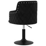 Casa si Gradina - Mobilier - Scaune si fotolii - Scaune - Scaune de bucatarie pivotante, 4 buc., catifea, negru, model 2 - Infinity.ro