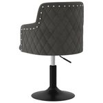 Casa si Gradina - Mobilier - Scaune si fotolii - Scaune - Scaune de bucatarie pivotante, 4 buc., catifea, gri inchis, model 40 - Infinity.ro