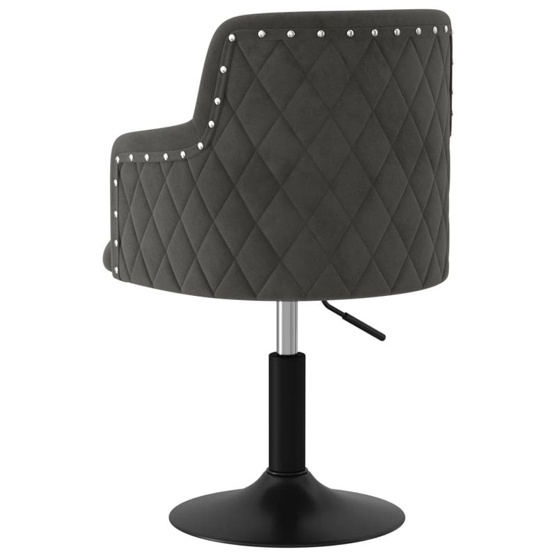 Casa si Gradina - Mobilier - Scaune si fotolii - Scaune - Scaune de bucatarie pivotante, 4 buc., catifea, gri inchis, model 40 - Infinity.ro