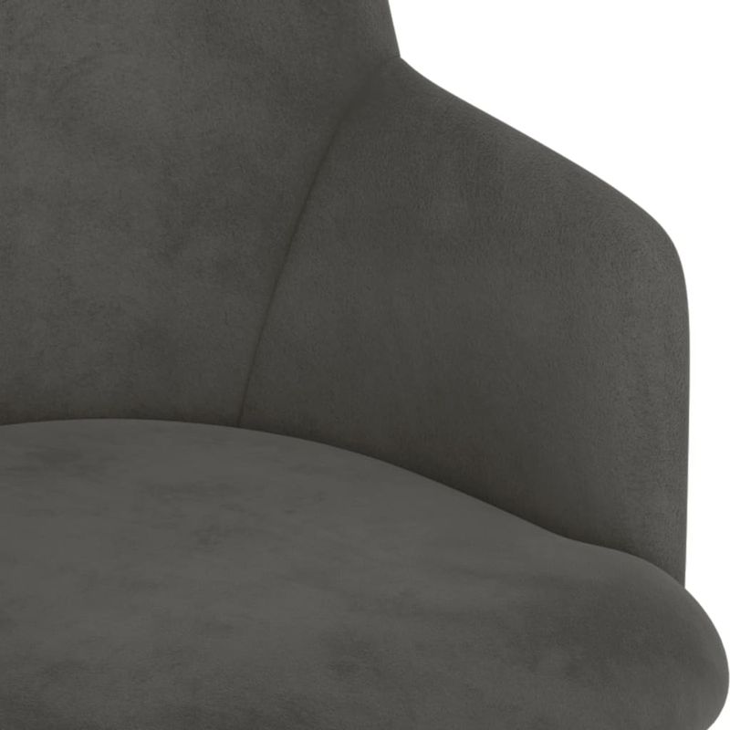 Casa si Gradina - Mobilier - Scaune si fotolii - Scaune - Scaune de bucatarie pivotante, 4 buc., catifea, gri inchis, model 40 - Infinity.ro