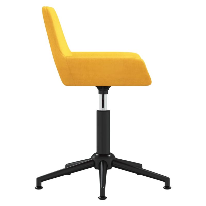 Casa si Gradina - Mobilier - Scaune si fotolii - Scaune - Scaune de bucatarie pivotante, 4 buc., catifea, galben mustar, model 18 - Infinity.ro
