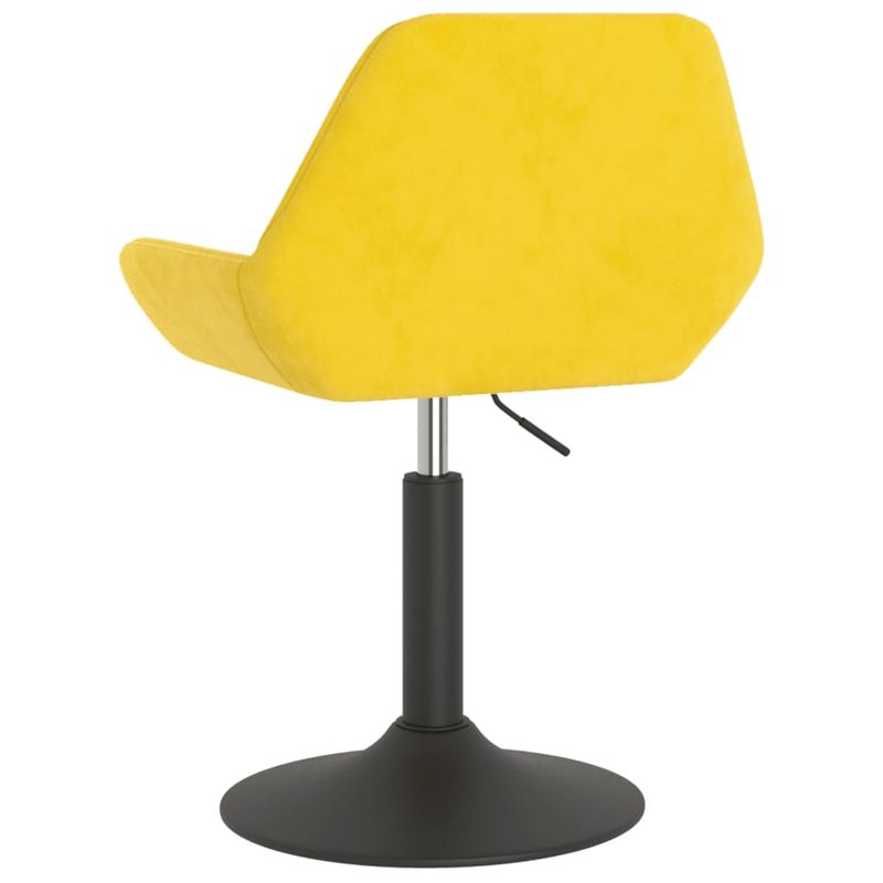 Casa si Gradina - Mobilier - Scaune si fotolii - Scaune - Scaune de bucatarie pivotante, 6 buc., catifea, galben mustar, model 18 - Infinity.ro