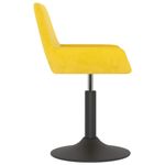 Casa si Gradina - Mobilier - Scaune si fotolii - Scaune - Scaune de bucatarie pivotante, 6 buc., catifea, galben mustar, model 18 - Infinity.ro