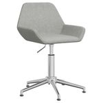Casa si Gradina - Mobilier - Scaune si fotolii - Scaune - Scaune de bucatarie pivotante, 4 buc., textil, gri deschis, model 23 - Infinity.ro