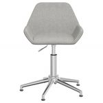 Casa si Gradina - Mobilier - Scaune si fotolii - Scaune - Scaune de bucatarie pivotante, 4 buc., textil, gri deschis, model 23 - Infinity.ro