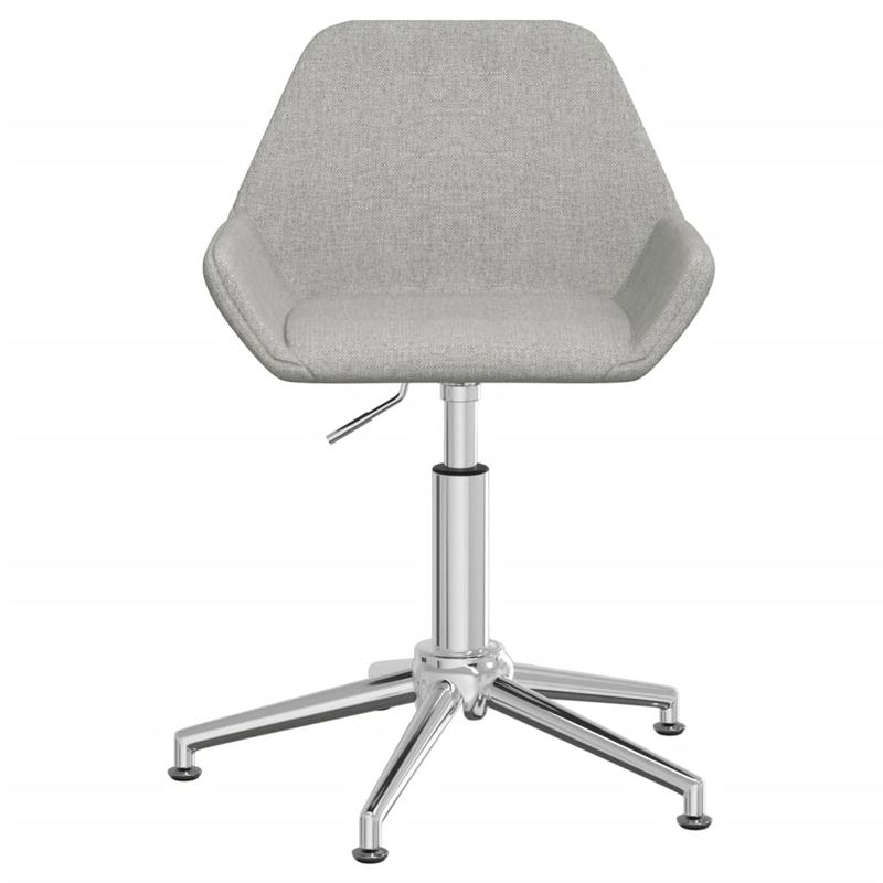 Casa si Gradina - Mobilier - Scaune si fotolii - Scaune - Scaune de bucatarie pivotante, 4 buc., textil, gri deschis, model 23 - Infinity.ro