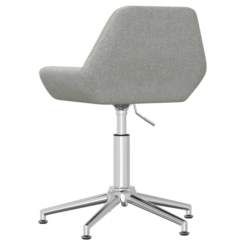 Casa si Gradina - Mobilier - Scaune si fotolii - Scaune - Scaune de bucatarie pivotante, 4 buc., textil, gri deschis, model 23 - Infinity.ro